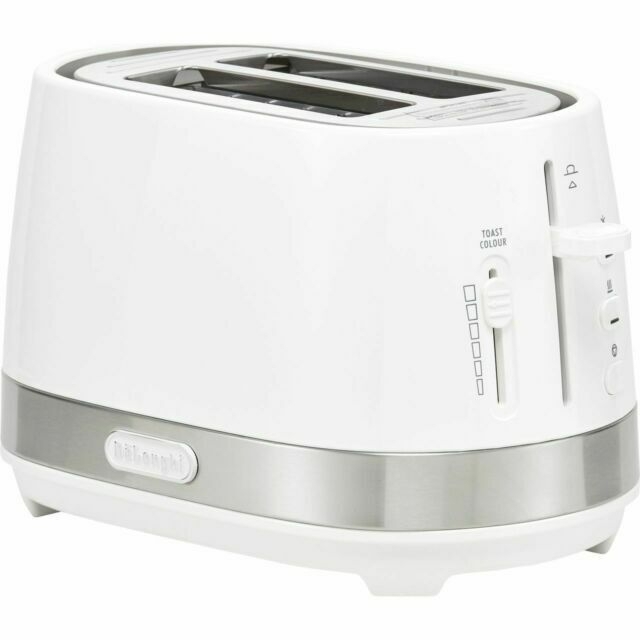 Delonghi CTLA2003W White Active Line 2 Slot Toaster 8004399762558